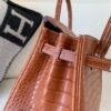 Top Handmade Birkin 30CM Matte Alligator Silver Hardware Original Quality