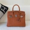 Top Handmade Birkin 30CM Matte Alligator Silver Hardware Original Quality