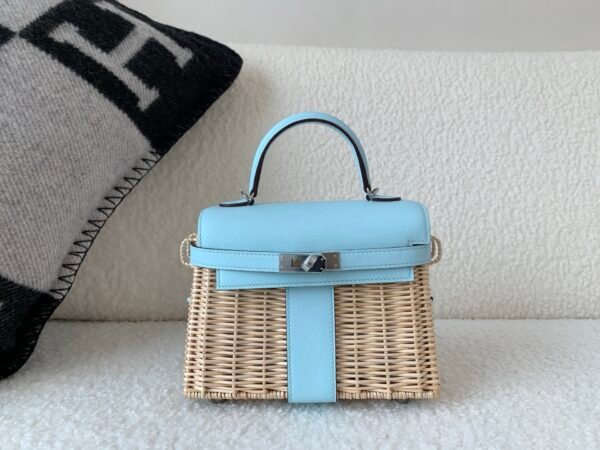 wsxc1767970890630_0-1 Top Handmade Mini Kelly Picnic T0 Swift leather Wicker Special Order