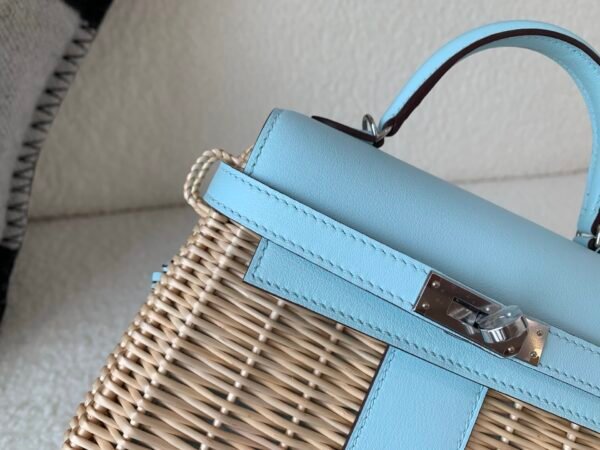 wsxc1767970890630_2 Top Handmade Mini Kelly Picnic T0 Swift leather Wicker Special Order