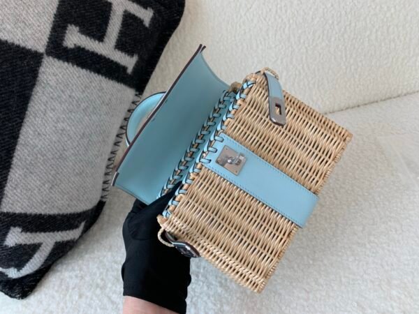 wsxc1767970890630_7 Top Handmade Mini Kelly Picnic T0 Swift leather Wicker Special Order