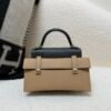 New Color Matching Kelly Doll picto 16CM 89 Nior 0M Chai Epsom Leather Top Handmade