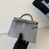 Top Handmade USA Shipping Mini Kelly 19CM 0V Alligator Leather Silver Hardware