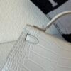 USA Shipping Mini Kelly 19CM 8L Alligator Leather Silver Hardware Full Handmade