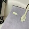 Birkin 25cm X9 Mauve Sylvestre Suede 10 Carie Swift Leather SHW Whole Shipping