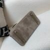 Full Handmade Birkin 30CM 18 Etoupe Swift Leather Suede Silver Hardware