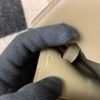 Full Handmade Birkin 30CM 18 Etoupe Swift Leather Suede Silver Hardware