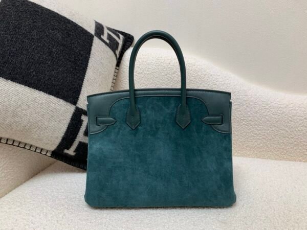 wsxc1768845773197_1 Top Handmade Birkin 30CM 7A BLUE THALASSA Gold Hardware Lady Handbag