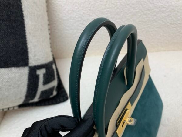 wsxc1768845773197_5 Top Handmade Birkin 30CM 7A BLUE THALASSA Gold Hardware Lady Handbag