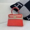 Global Shipping Mini Kelly A5 Bougainvillea GHW Lizard Leather