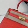 Global Shipping Mini Kelly A5 Bougainvillea GHW Lizard Leather