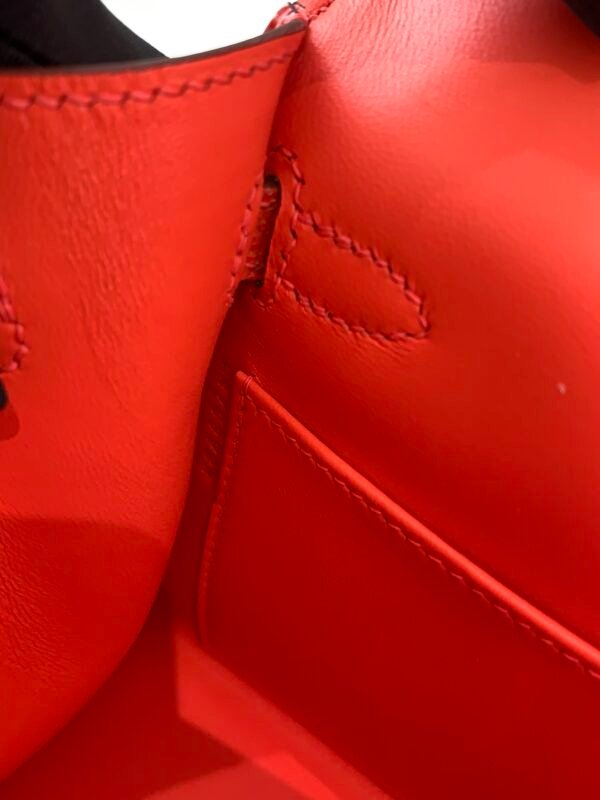 Global Shipping Mini Kelly A5 Bougainvillea GHW Lizard Leather