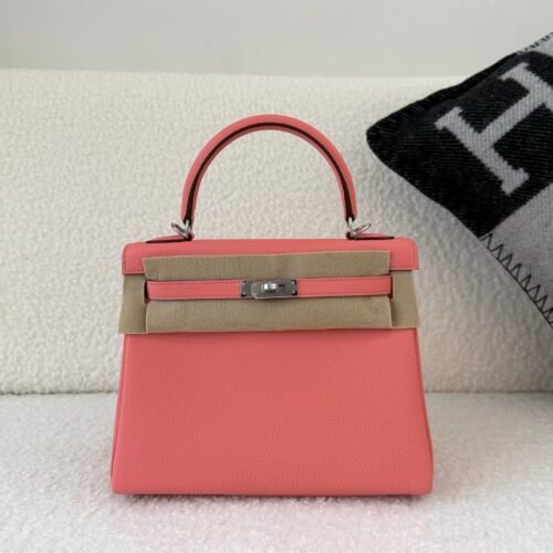 wsxc1769012059783_0 Kelly 25CM K4 Togo Leather Top Handmade Silver Hardware
