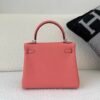 Kelly 25CM K4 Togo Leather Top Handmade Silver Hardware