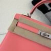 Kelly 25CM K4 Togo Leather Top Handmade Silver Hardware