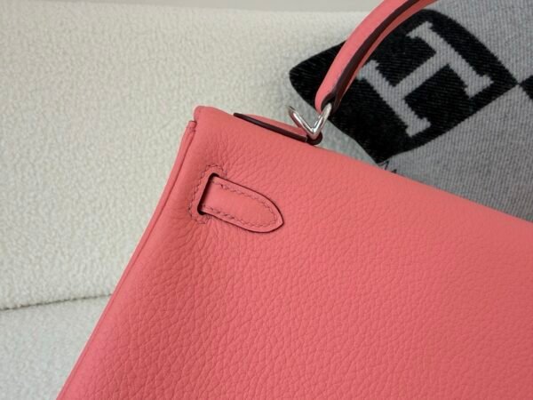 Kelly 25CM K4 Togo Leather Top Handmade Silver Hardware