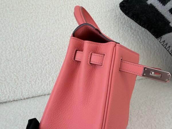 Kelly 25CM K4 Togo Leather Top Handmade Silver Hardware