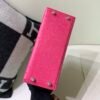 wsxc1769444843189_7 France Delivery Kelly 25CM E5 Rose Tyrien Ostrich Leather Silver Hardware