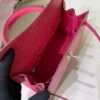 wsxc1769444843189_8 France Delivery Kelly 25CM E5 Rose Tyrien Ostrich Leather Silver Hardware