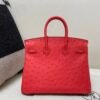 wsxc1769444849854_1 Global Shipping Birkin 25CM A5 Bougainvillea Ostrich Leather Rose Gold Hardware