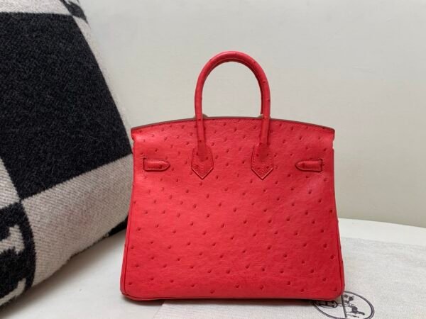 wsxc1769444849854_1 Global Shipping Birkin 25CM A5 Bougainvillea Ostrich Leather Rose Gold Hardware