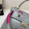 wsxc1770052279191_2 Top Handmade Kelly doll 16CM 80 Alligator Leather Gold Hardware Mini Handle bag
