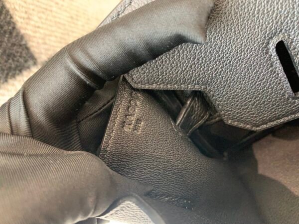 France Order Birkin shoulder 29CM Top Handmade 89 Nior Evercolor Leather GHW