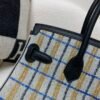 Top Quality Birkin shoulder 29cm Embroidery 89 Nior Silver Hardware