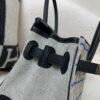 Top Quality Birkin shoulder 29cm Embroidery 89 Nior Silver Hardware