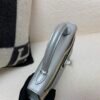 New Arrival Mini Kelly 19CM Silver Goat Leather SHW Full Handmade