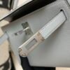 New Arrival Mini Kelly 19CM Silver Goat Leather SHW Full Handmade