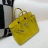 Global Shipping Birkin 25CM 9R Lime Porosus Silver Hardware 1:1 to make