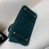Birkin 25cm 7A Bleu Thalassa Swift and Suede Leather Full Handmade GHW