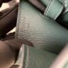Birkin 25cm 7A Bleu Thalassa Swift and Suede Leather Full Handmade GHW