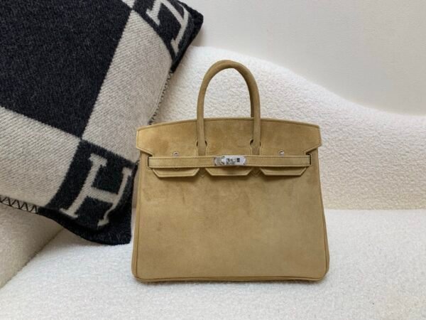 wsxc1773320625536_0 Top Handmade Birki 25cm Suede Leather 8Q Beige Marafa Silver Hardware