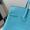 wsxc1773322906081_3 Special Color Birkin 25cm 3Z Bleu Saint Cyr Alligator Leather Silver Hardware