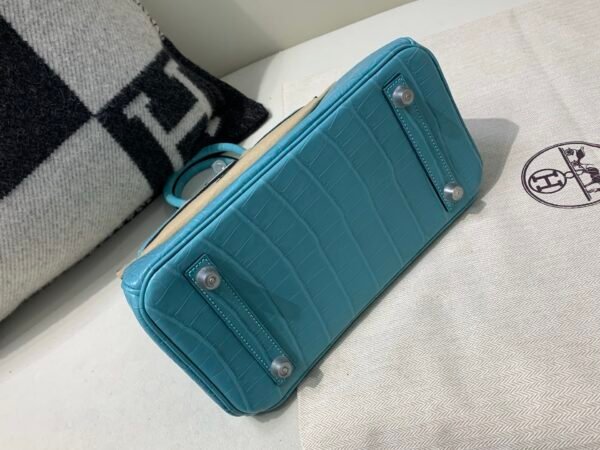 wsxc1773322906081_5 Special Color Birkin 25cm 3Z Bleu Saint Cyr Alligator Leather Silver Hardware