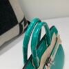 Top Handmade Birkin 25cm O6 Vert Jade Porosus Leather Experienced old craftsmen Made
