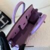 Special Purple color X9 Mauve Sylvestre Birkin 25cm Porosus Leather SHW