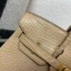 Birkin 25cm 0M Chai Full Handmade Alligator Leather Global Shipping