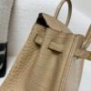 Birkin 25cm 0M Chai Full Handmade Alligator Leather Global Shipping