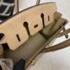 Birkin 25cm 0M Chai Full Handmade Alligator Leather Global Shipping