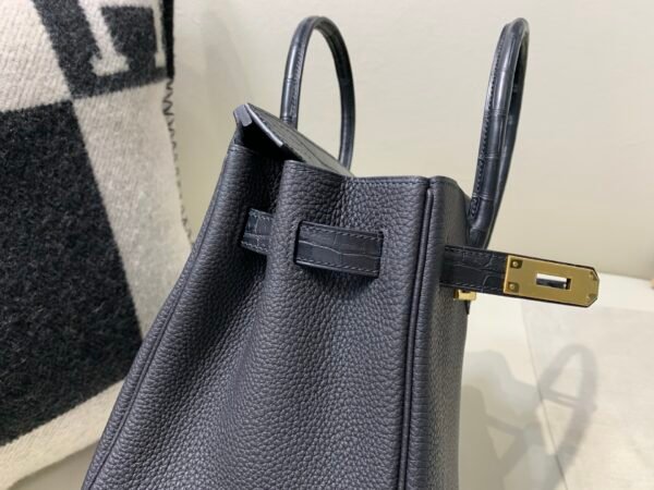 Whole Sales Birkin Touch 25CM 89 Nior Alligator/ Togo Leather Gold Hardware