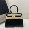 USA Delivery Mini Kelly big ear 89 Nior Box Leather Gold Hardware