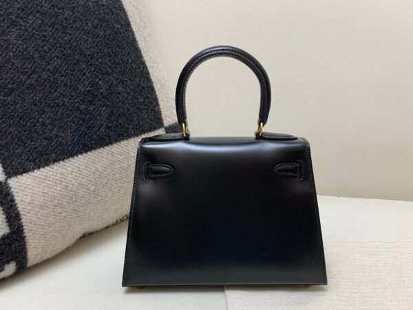 USA Delivery Mini Kelly big ear 89 Nior Box Leather Gold Hardware