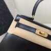 USA Delivery Mini Kelly big ear 89 Nior Box Leather Gold Hardware