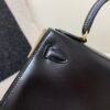 USA Delivery Mini Kelly big ear 89 Nior Box Leather Gold Hardware