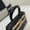 USA Delivery Mini Kelly big ear 89 Nior Box Leather Gold Hardware