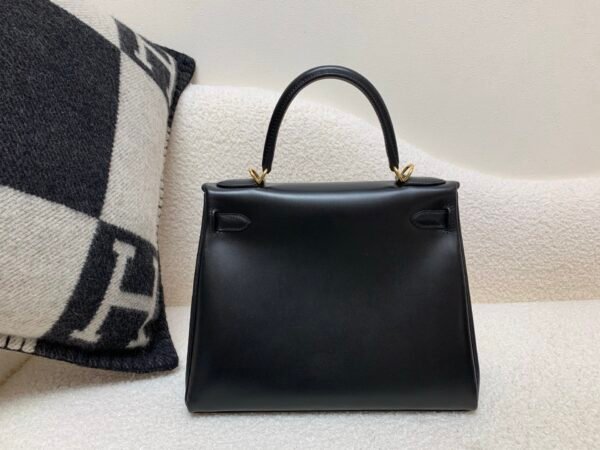 Top Quality Kelly Size 28CM 0G Box Leather Gold Hardware Full Handmade 89 Nior