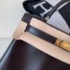wsxc1774378778159_2 Full Handmade Kelly 28CM 46 EBONE Box Leather Gold Hardware Top Quality